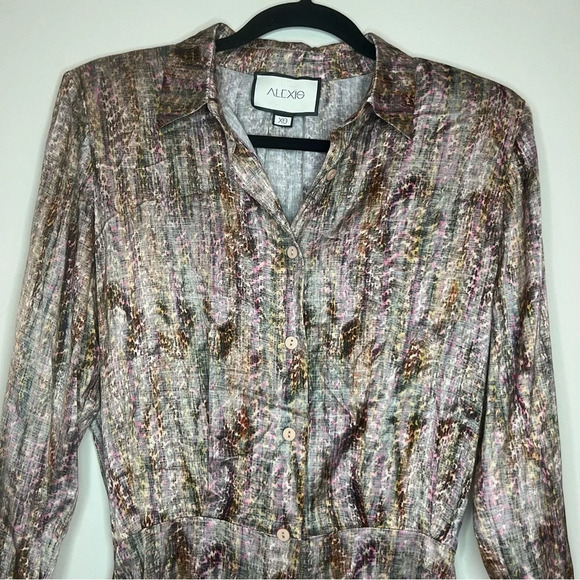 Alexis Multicolor Long Sleeve Dress - Picture 7 of 13